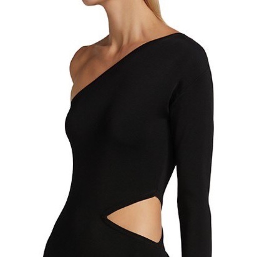 Cult Gaia Black Zora Knit Dress NWT Size M - Picture 2 of 9